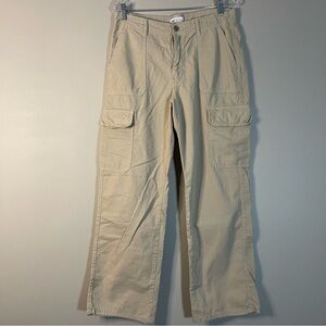 Zara Women's Tan Cargo Jeans